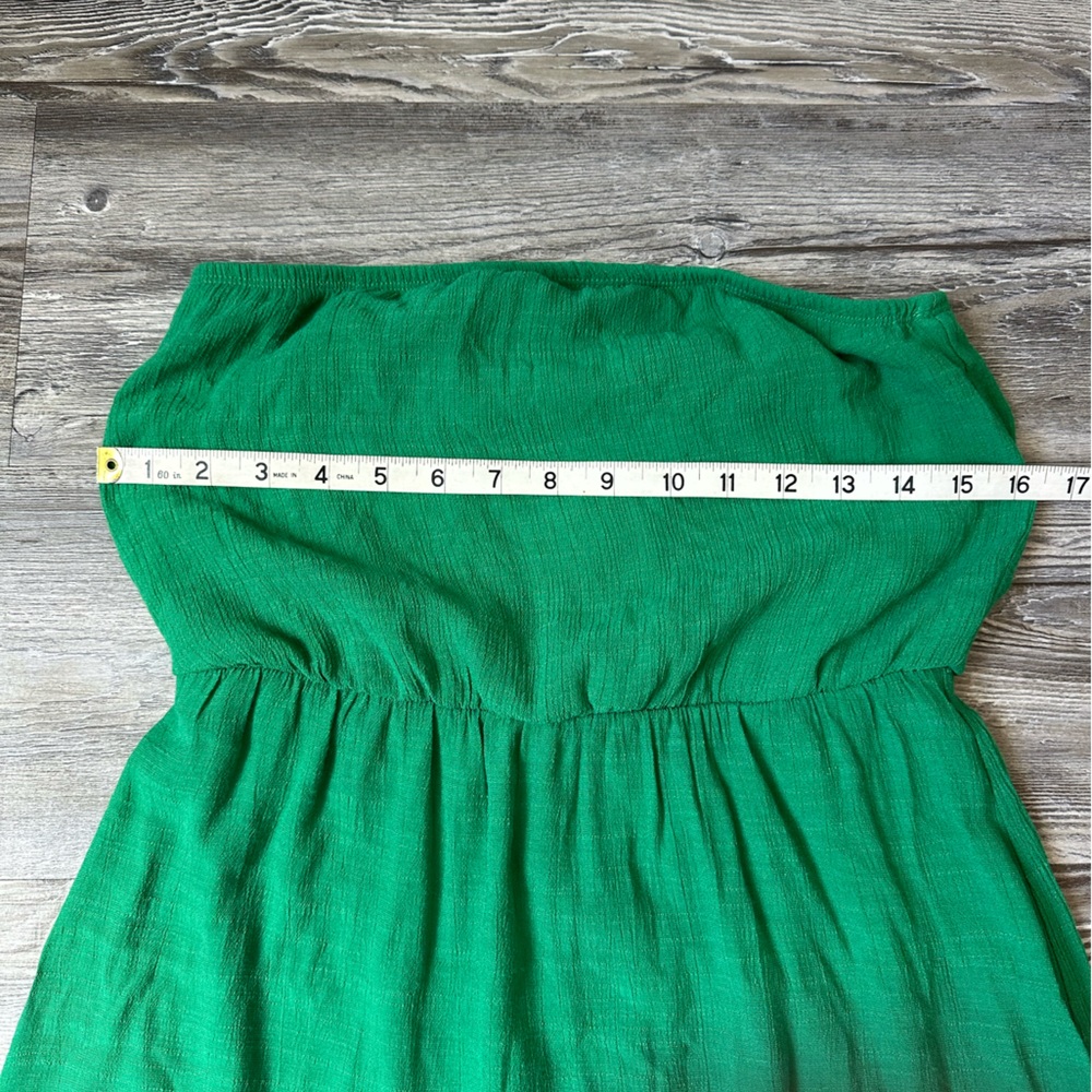 Ruby Rox Green Strapless long Sundress - Picture 10 of 11